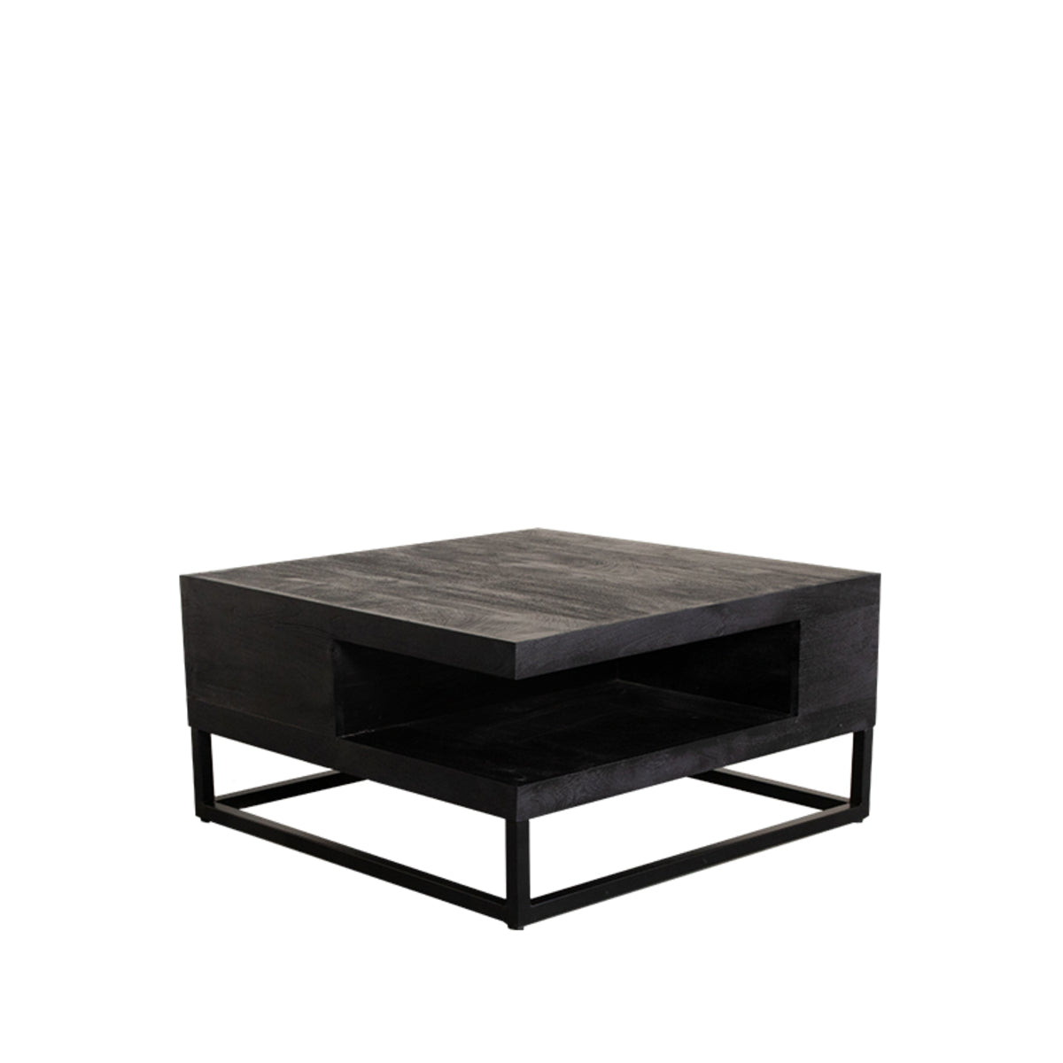 LABEL51 Salontafel Cube – Robuust Mangohout – 80 cm